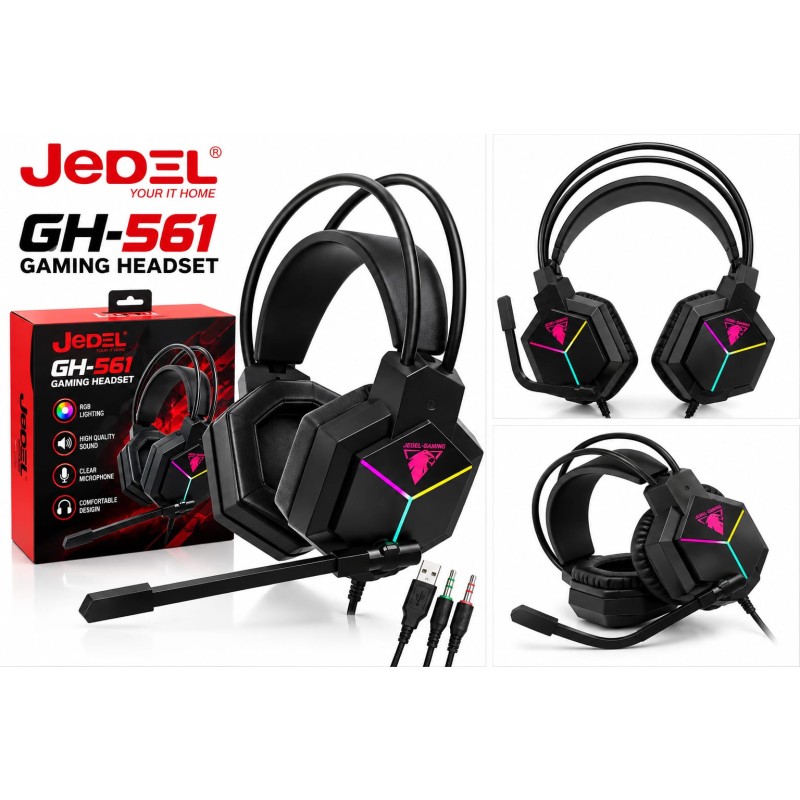 JEDEL GH-561 GAMING HEADSET - Photo 2