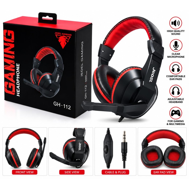 JEDEL GH112 GAMING HEADSET - Photo 3